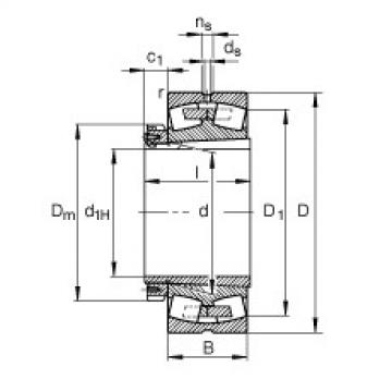 Rodamientos 23260-K-MB + H3260 FAG