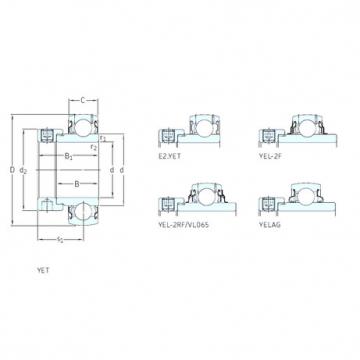 Rodamiento YEL212-2F SKF