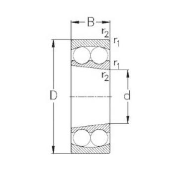 Rodamiento 2208-K NKE