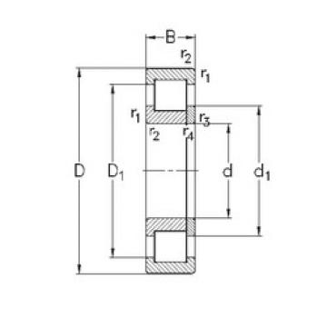 Rodamiento NUP2312-E-MPA NKE