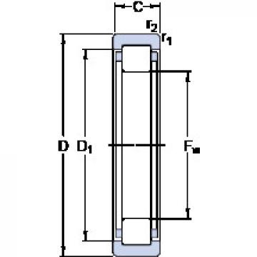 Rodamiento RNU 1016 ECM SKF