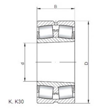 Rodamientos 23224 KW33 ISO