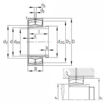 Rodamientos 24026-E1-K30+AH+AH24026 FAG