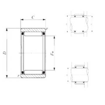 Rodamiento RNAF 455517 IKO