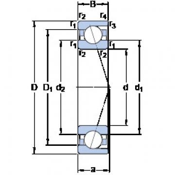 Rodamiento 727 CD/HCP4A SKF