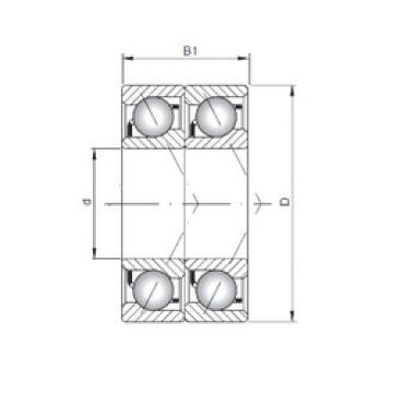 Rodamiento 7076 BDT ISO