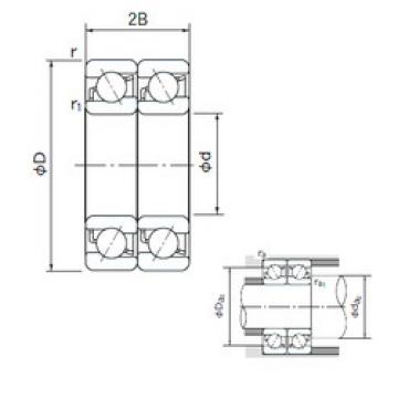 Rodamiento 7207DT NACHI