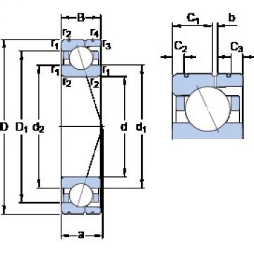 Rodamiento 71919 CD/P4AL SKF