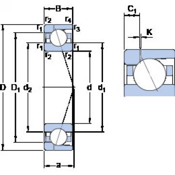 Rodamiento 71914 ACD/P4AH1 SKF