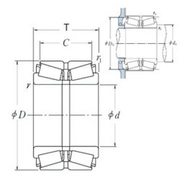 Rodamiento HR200KBE52+L NSK