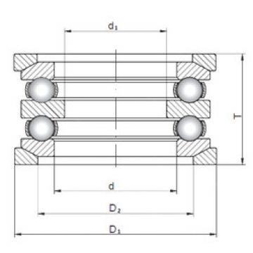 Rodamiento 54244U+U244 ISO