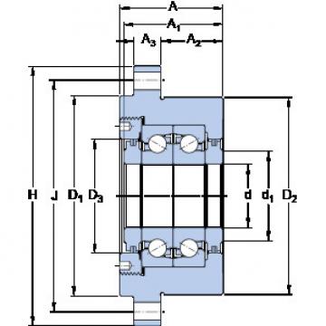 Rodamiento FBSA 206/DF SKF