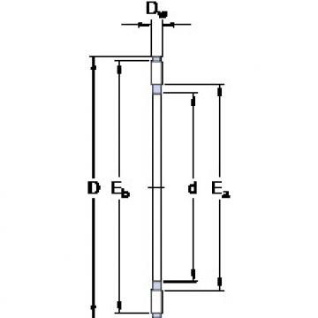 Rodamiento AXK 2542 SKF