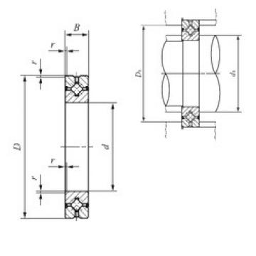 Rodamiento CRBH 7013 A UU IKO