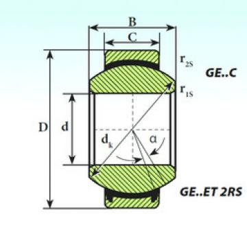 Rodamiento GE 220 ET 2RS ISB