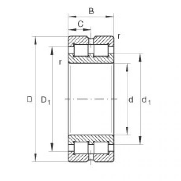 Rodamiento SL014960 INA #1 image