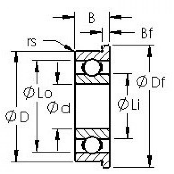 Rodamiento SFR188 AST #1 image