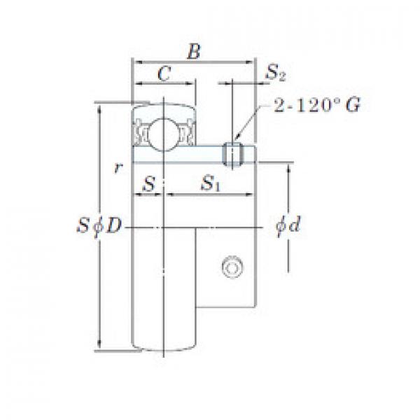 Rodamiento UC211 KOYO #1 image