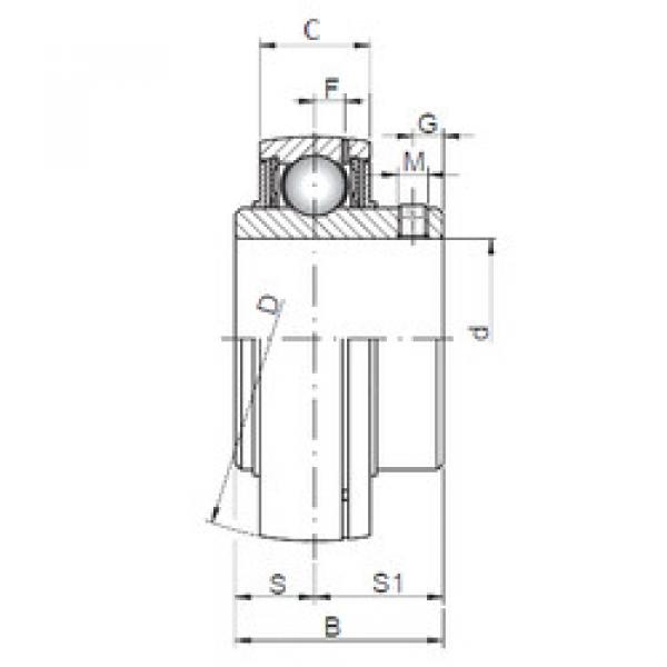 Rodamiento UC316 ISO #1 image