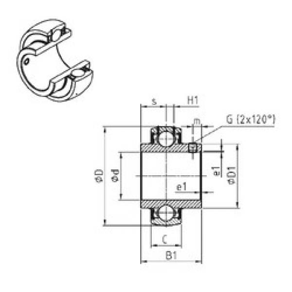 Rodamiento UC209-27 SNR #1 image