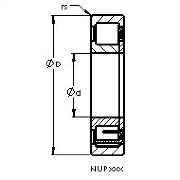 Rodamiento NUP305 E AST #1 image