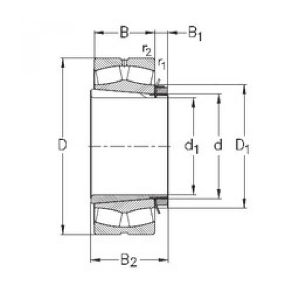 Rodamientos 239/630-K-MB-W33+OH39/630-H NKE #1 image