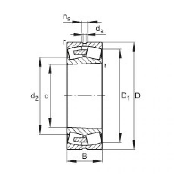 Rodamientos 23164-E1A-K-MB1 FAG #1 image