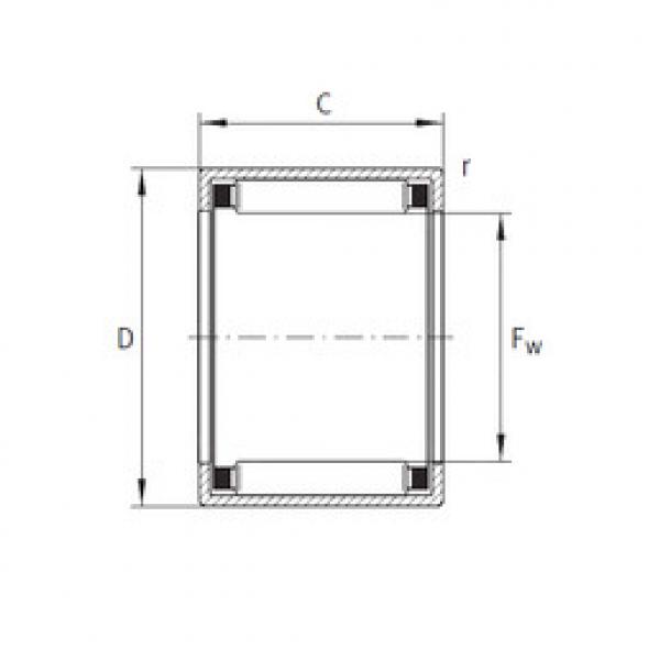 Rodamiento SCE107–1/2 INA #1 image