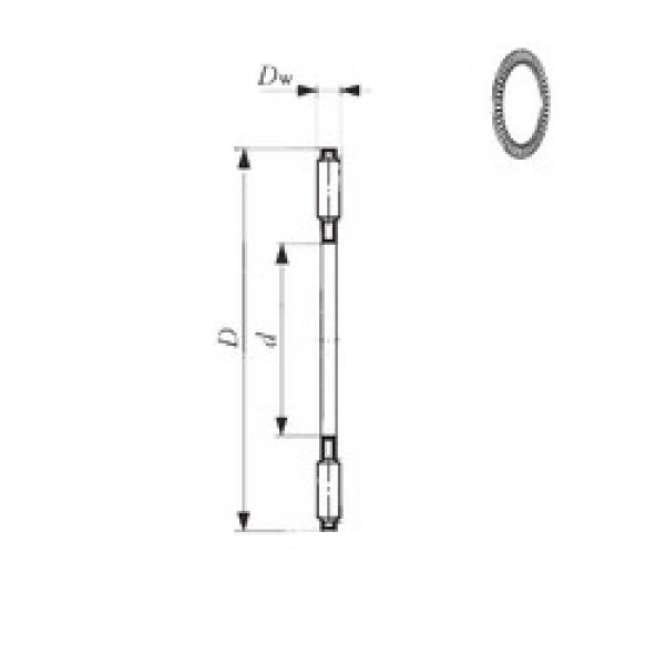 Rodamiento NTB 130170 IKO #1 image