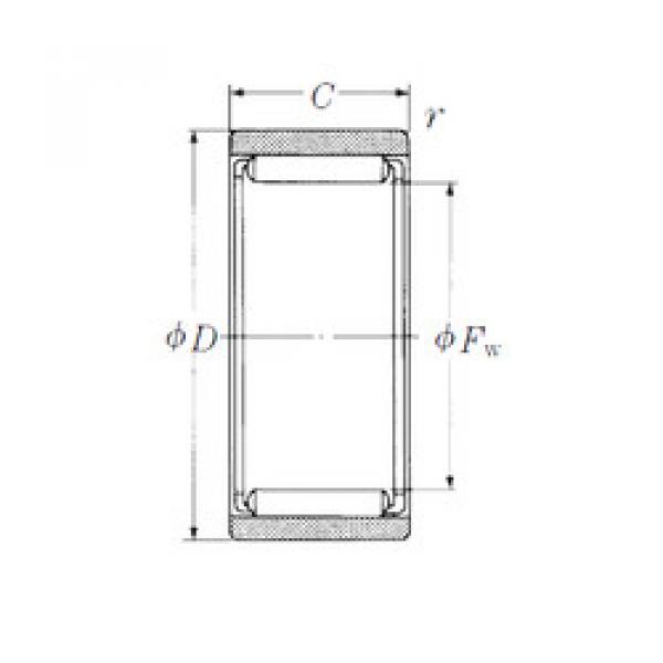 Rodamiento RNAF607820 NSK #1 image