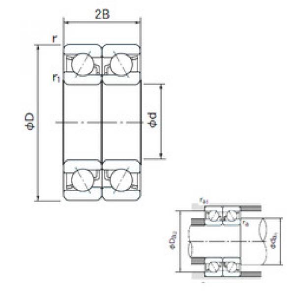 Rodamiento 7001DB NACHI #1 image