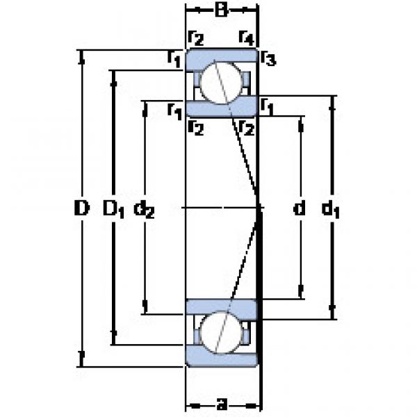 Rodamiento 719/8 CE/HCP4A SKF #1 image