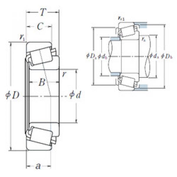 Rodamiento HM88638/HM88610 NSK #1 image