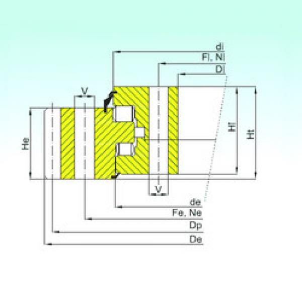 Rodamiento ER3.40.3150.400-1SPPN ISB #1 image