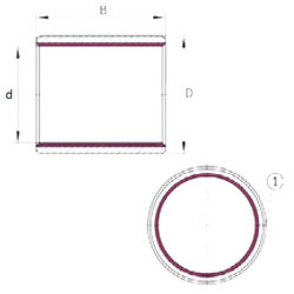 Rodamiento EGB7580-E40 INA #1 image