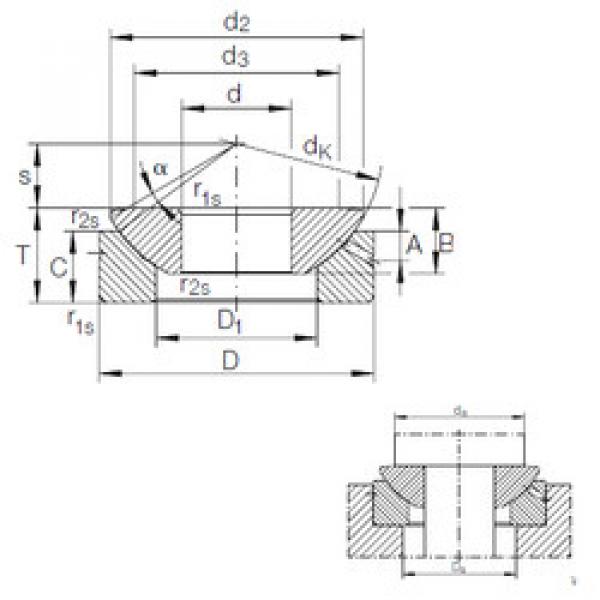 Rodamiento GE 10 AX INA #1 image