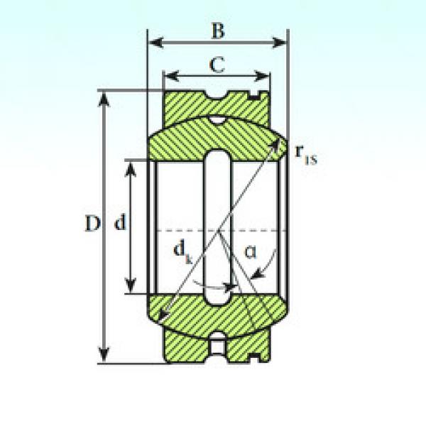 Rodamiento GE 60 XS K ISB #1 image