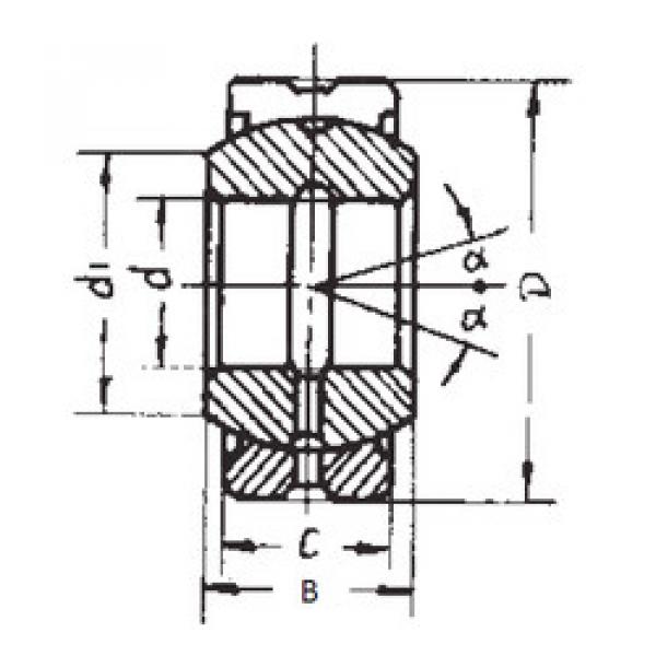 Rodamiento GEG15ES-2RS FBJ #1 image