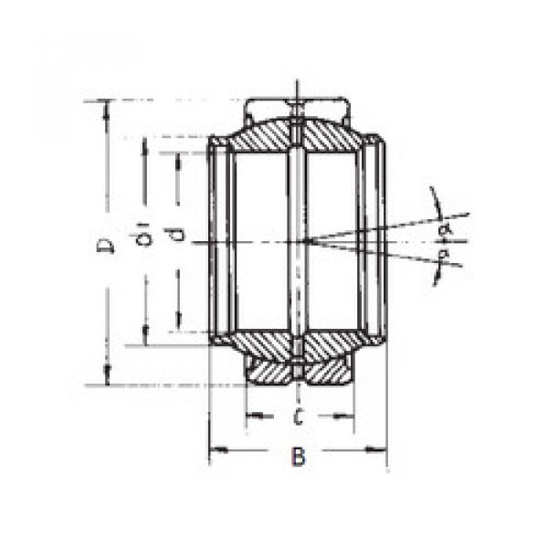 Rodamiento GEEW60ES-2RS FBJ #1 image