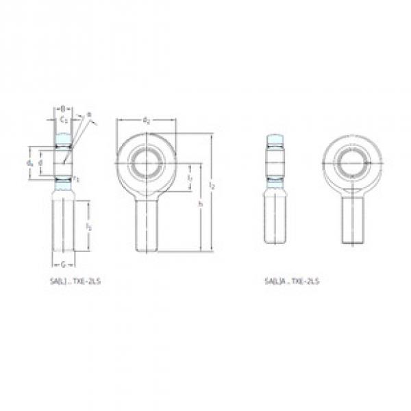 Rodamientos SA45TXE-2LS SKF #1 image