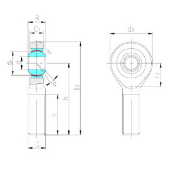 Rodamientos SAJK30C LS #1 image