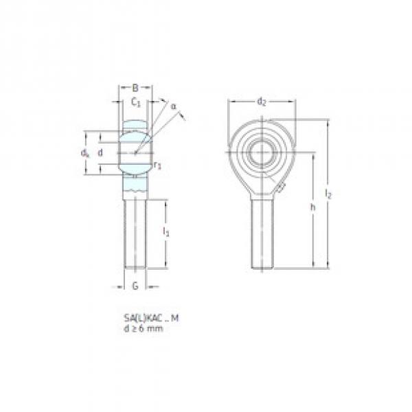 Rodamientos SAKAC10M SKF #1 image