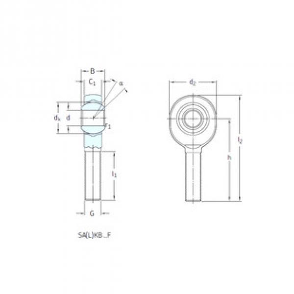 Rodamientos SAKB10F SKF #1 image