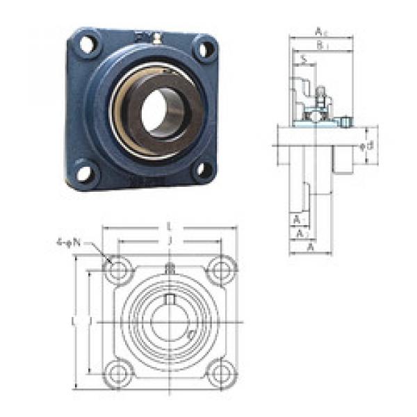 Rodamiento NANF205-16 FYH #1 image