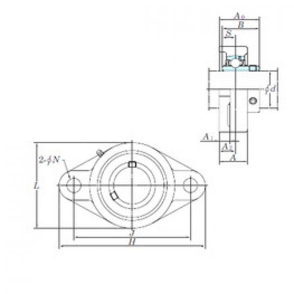 Rodamiento UCFL215E KOYO #1 image