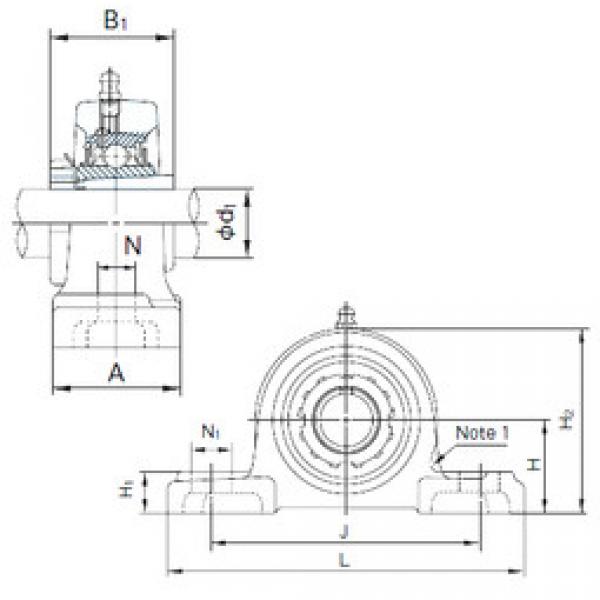 Rodamiento UKP213+H2313 NACHI #1 image