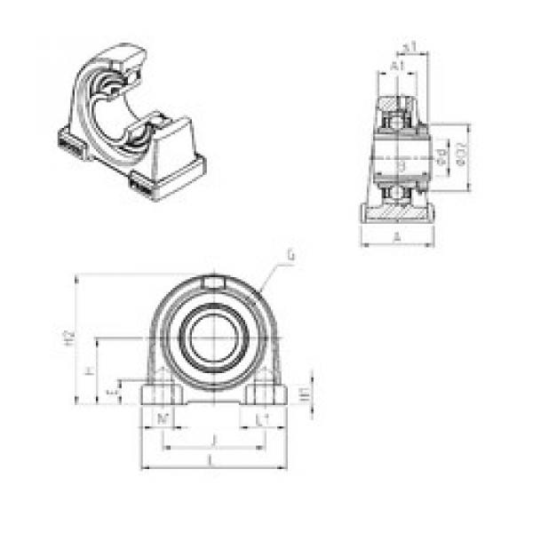 Rodamiento UKPAE205H SNR #1 image