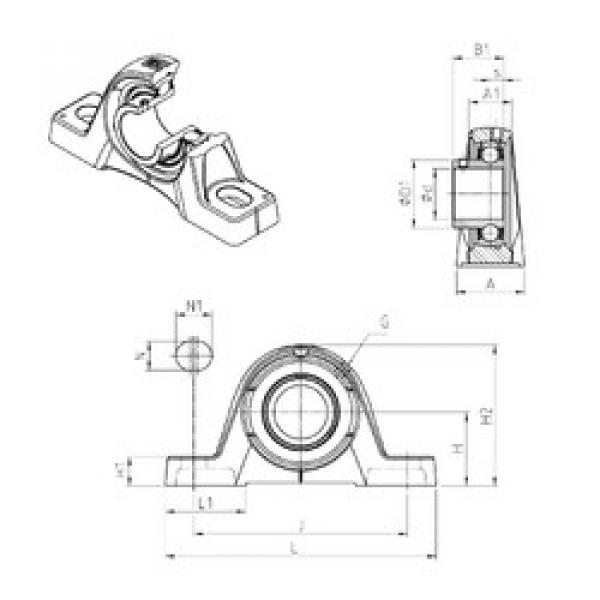 Rodamiento USPE210 SNR #1 image